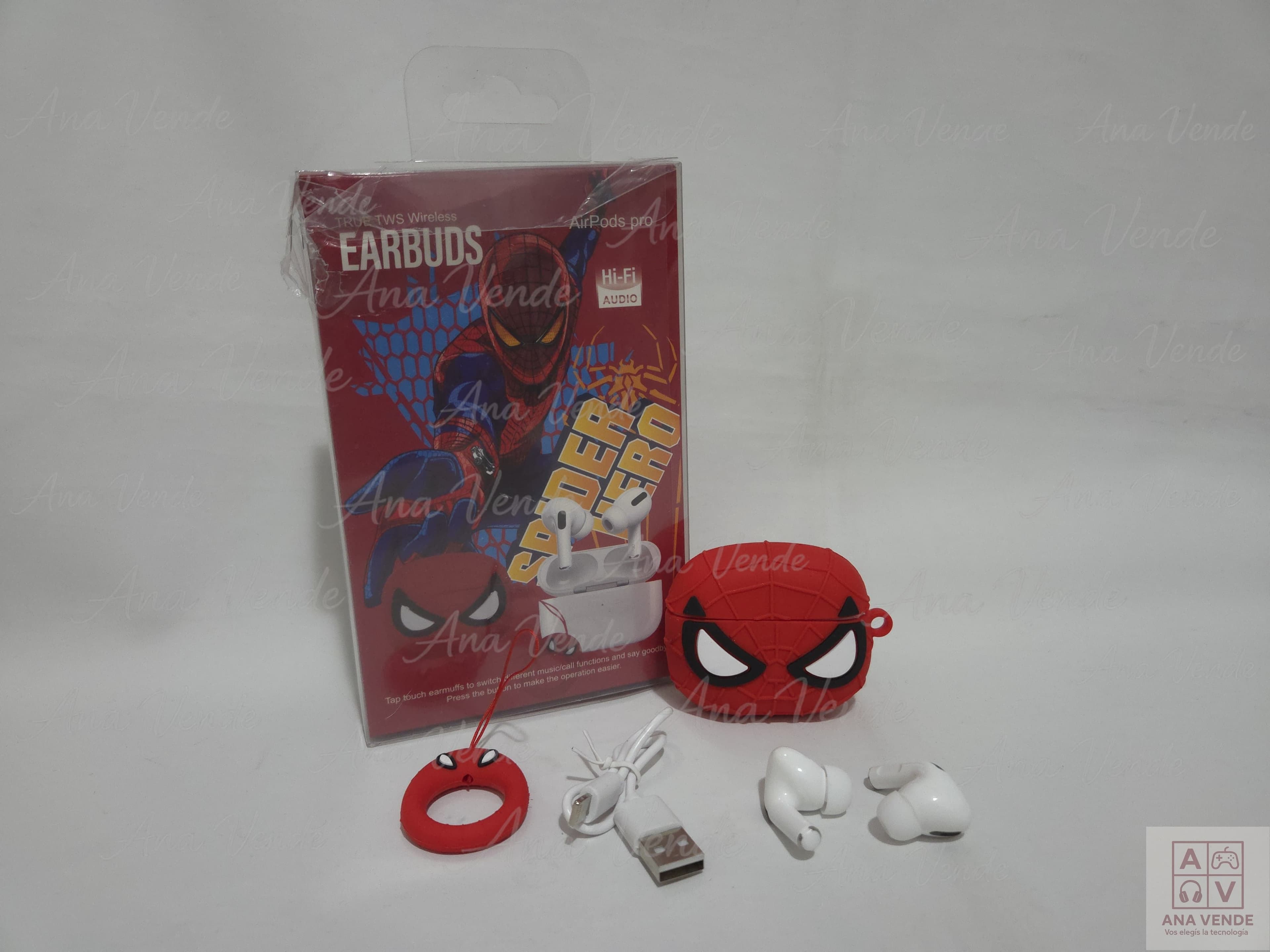 Auricular Inalambrico Bluetooth con funda Spiderman 1