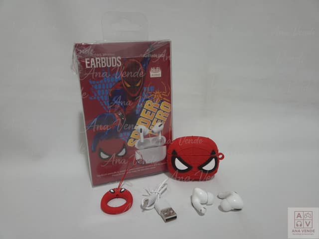 Auricular Inalambrico Bluetooth con funda Spiderman